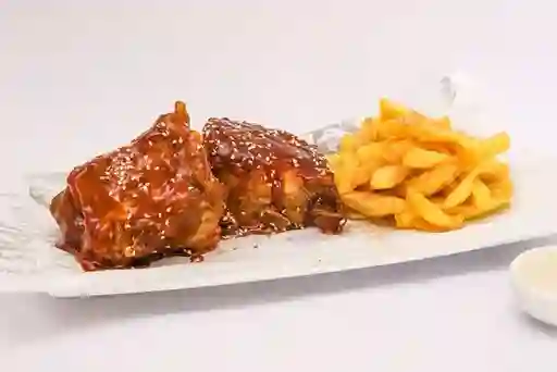 Costillas a la Bbq 500 gr