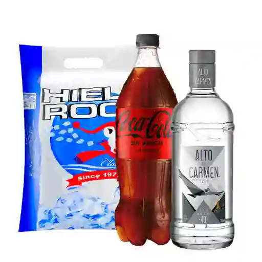 Combo Alto Del Carmen Transparente & Coke Zero