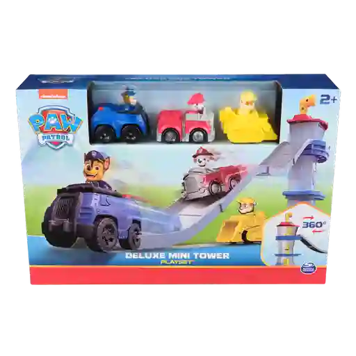 Paw Patrol Pista Mini Torre Con Autos
