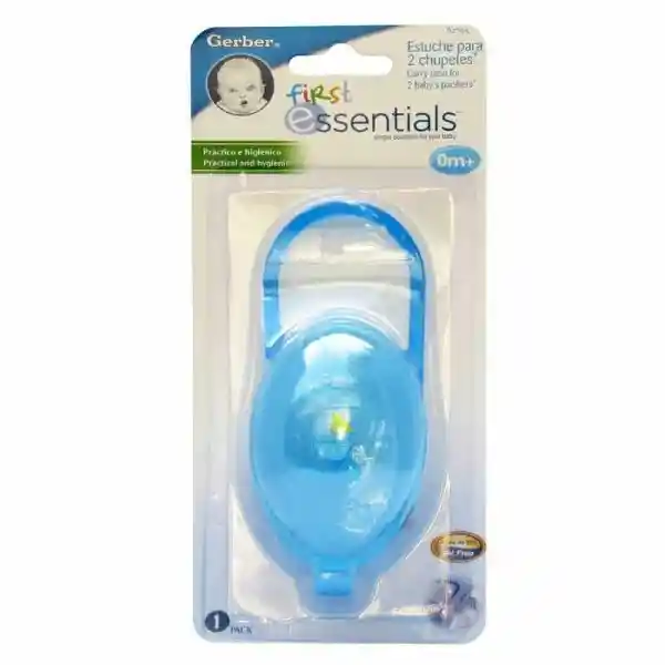 Gerber Estuche Porta Chupete Azul