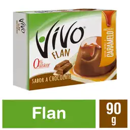 Vivo Flan Sabor Chocolate sin Azúcar 