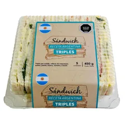 Sandwich Tipo Argentino Triples