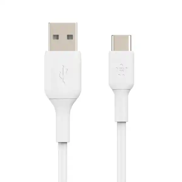 Belkin Cable Usb-A Usb-C Pvc Blanco 1 m