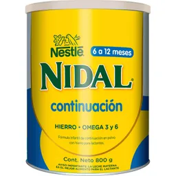 Nidal Fórmula Infantil de Continuación Etapa 2
