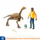 Jurassic World Pack Figura de Acción y Dinosaurio