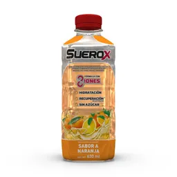 Suerox Bebida Hidratante Sabor Naranja 8 Iones sin Azúcar