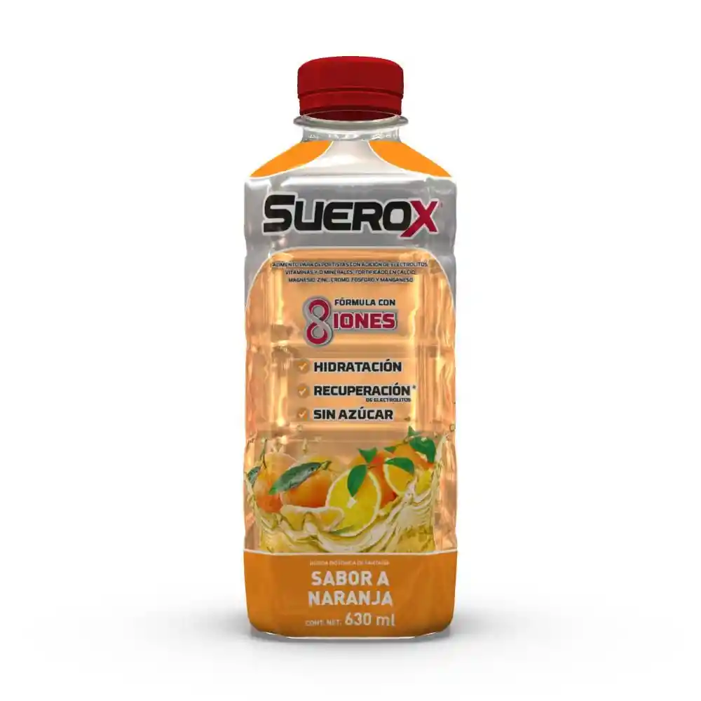 Suerox Bebida Isotónica Naranja 630 mL
