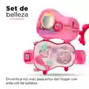 Miniso Juguete ta Salón de Belleza Rosa 25.5 21 cm
