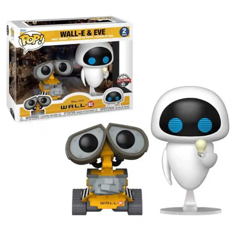 Funko Pop! Figura de Colección Disney Wall-E & Eve 2