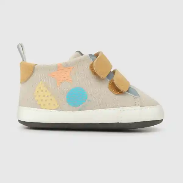 Zapatillas Estampada de Bebé Niño Beige Talla 18 Colloky