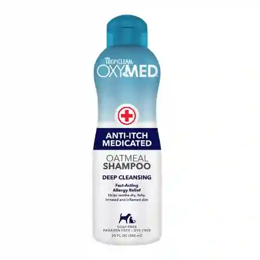 Tropiclean Perro-Gato Oxymed Shampoo Anti Picazón Medicado
