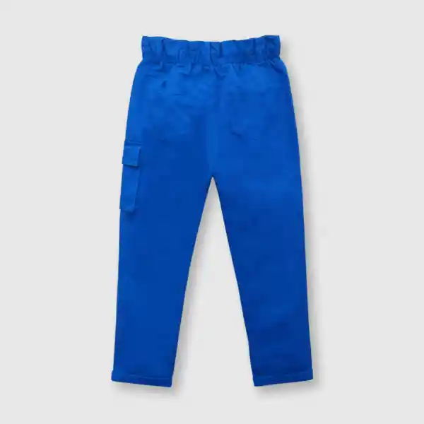 Pantalón Gabardina de Niña Azulino Talla 6A Colloky