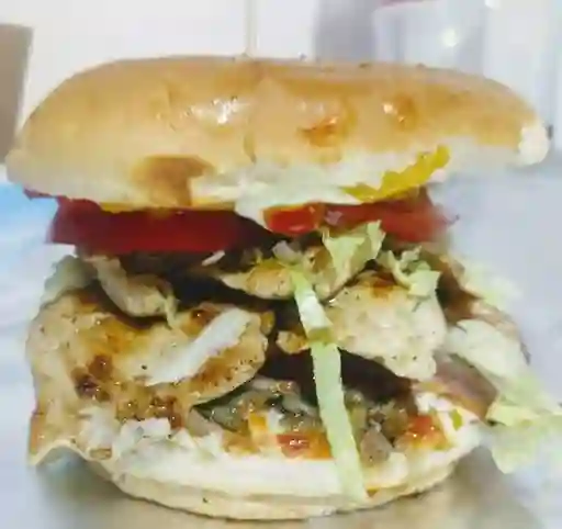 Hamburguesa Colombiana de Pollo
