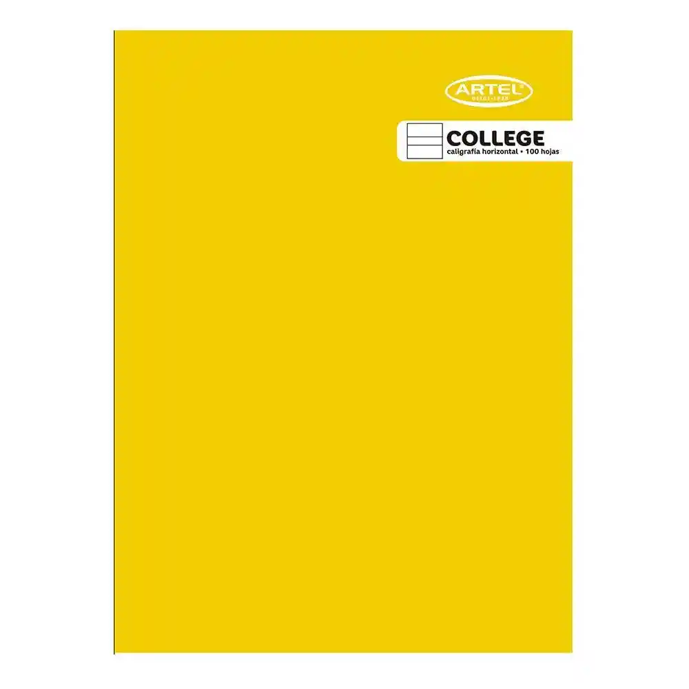 Cuaderno College Caligrafía Hor. 100 Hojas Color Aleatorio Artel