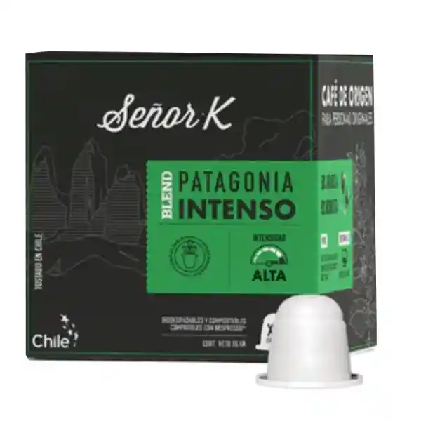 Señor K Café Cápsula Patagonia Intenso