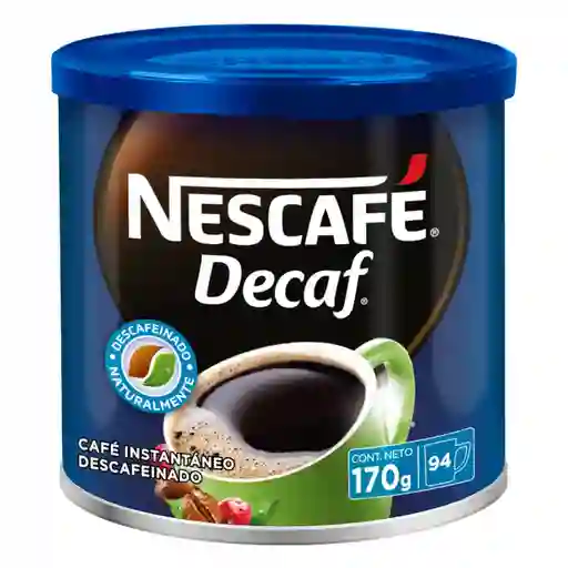 Nescafé Cafe Decafeinado Frasco