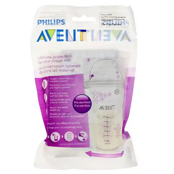 Avent Bolsa Para Almacenar Leche Materna