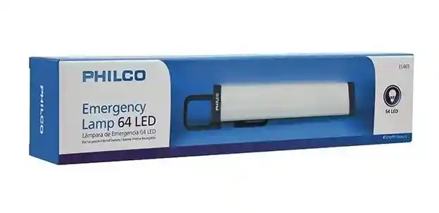 Lámpara de Emergencia Recargable de 64 Led Philco El465