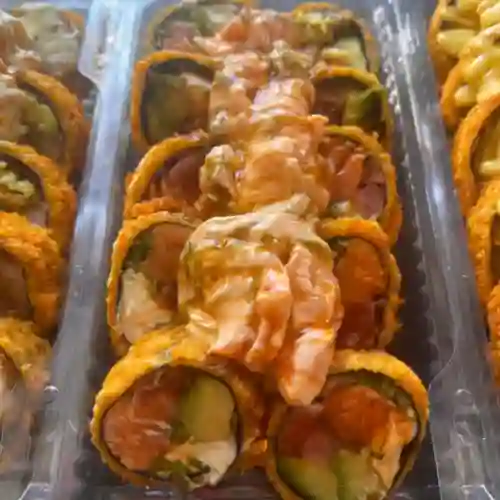 Sake tempurizado roll