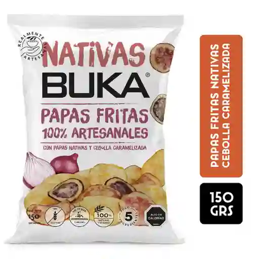 Buka Papa Frita Con Papas Nativa Cebolla Caramelizada