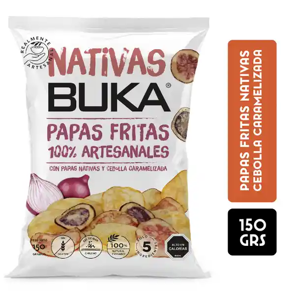 Buka Papa Frita Con Papas Nativa Cebolla Caramelizada