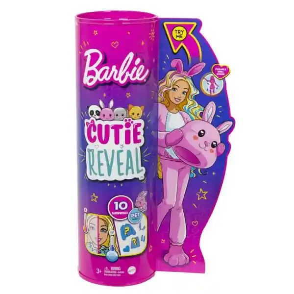 Barbie Muñeca Cutie Reveal Animales Sorpresa Surtido