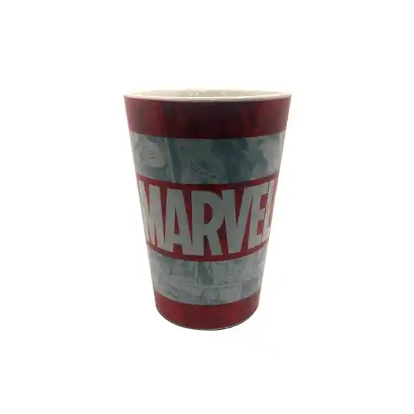 Taza de Cerámica Larga Marvel 4 Diseños - Blanco