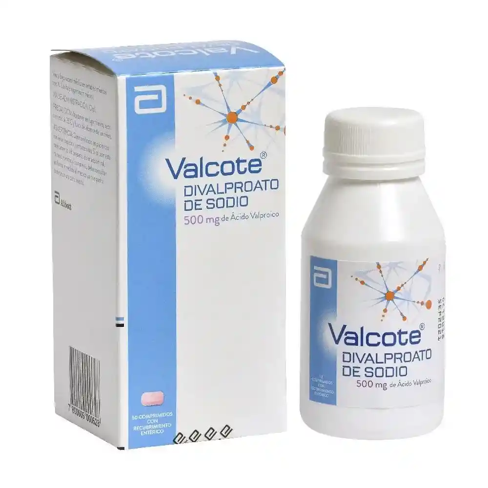 Valcote Anticonvulsivantes Com 500Mg 20