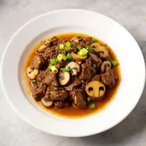 Carne con Champiñón