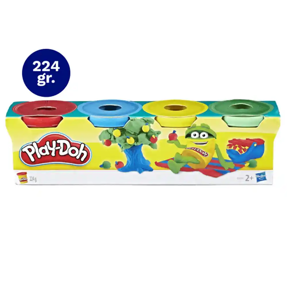 Play-doh Masa Mini Set 4 Unidades Colores Surtidos Hasbro