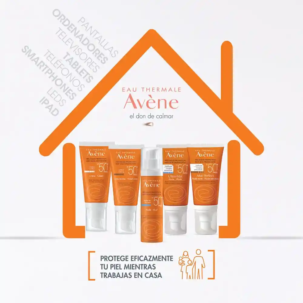 Avene Bloqueador Crema Col Fps 50+