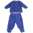 Conjunto Plush Bebe Niño Azul Pillin 6 M