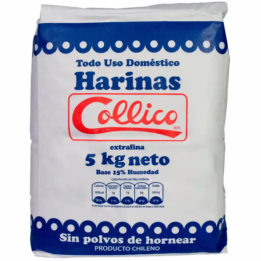 Collico Harina Flor, 5 Kg. 
