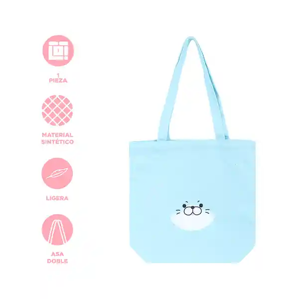 Bolsa de Compras Azul Miniso