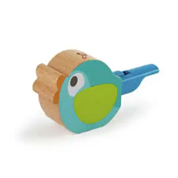 Hape Juguete Turquoise Bird-Call Whistle E0472
