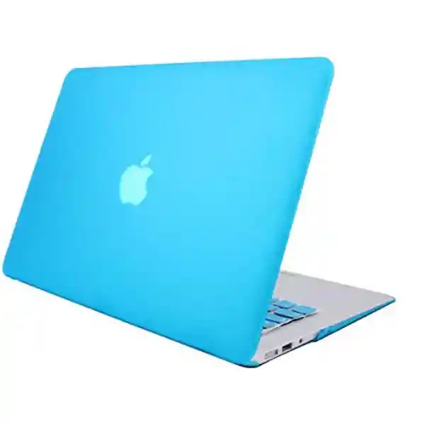 Funda Silicona Dura MacBook Air Azul Claro 13.3'' (A1369 A1466)