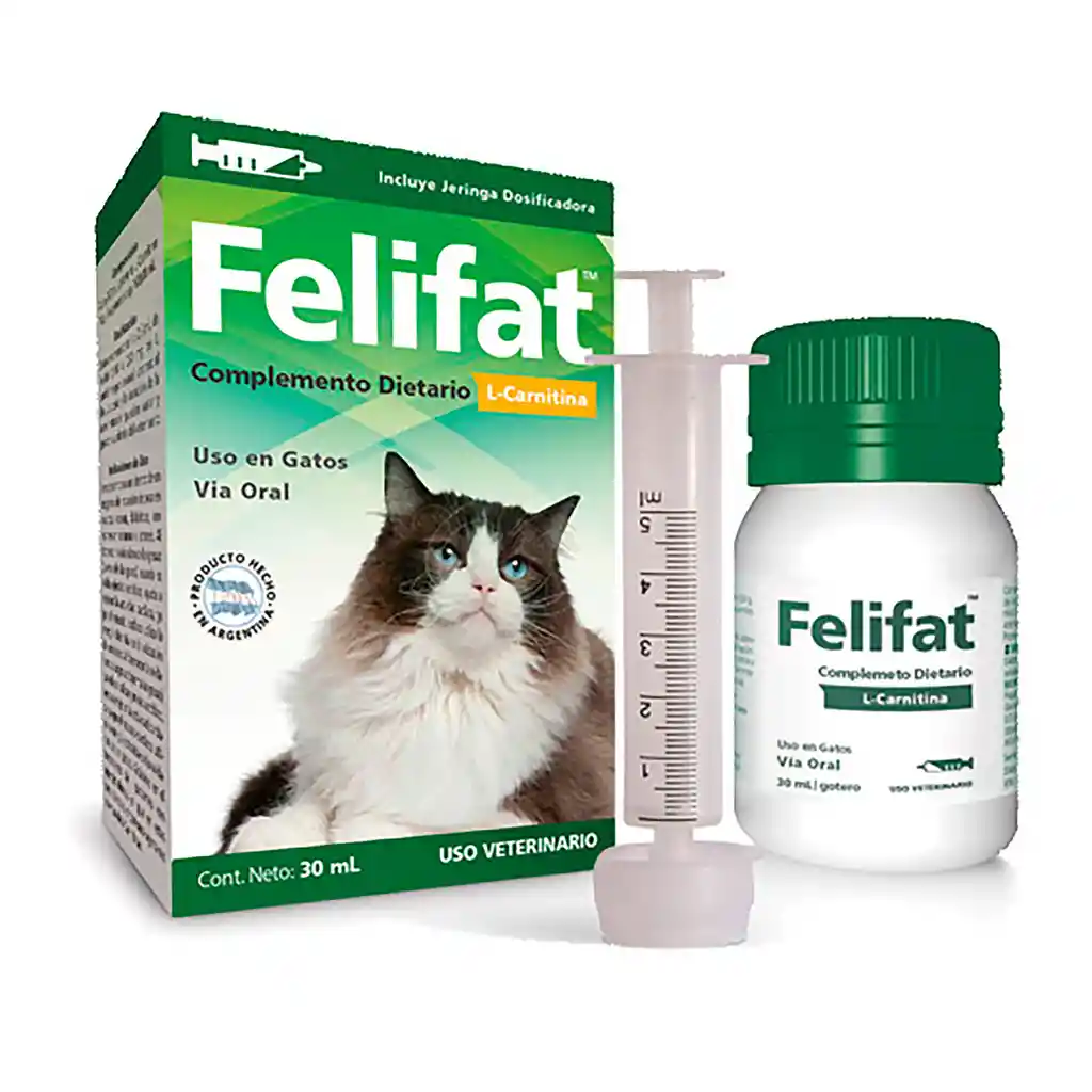 Felifat Complemento Dietario Jarabe Saborizado para Gatos