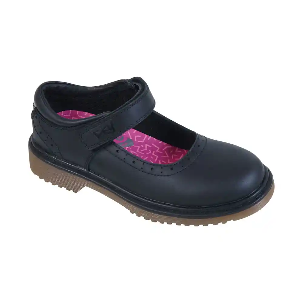 Zapatos Reina Escolar Junior 2 Niña Negra Talla 32