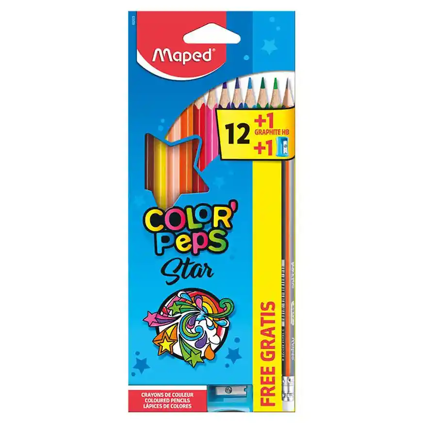 Colores Color Peps X 12 Maped 