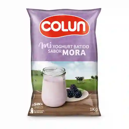 Colun Yogurt Batido Sabor Mora