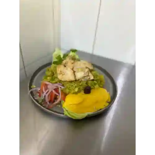 Arroz con Pollo y Huancaína