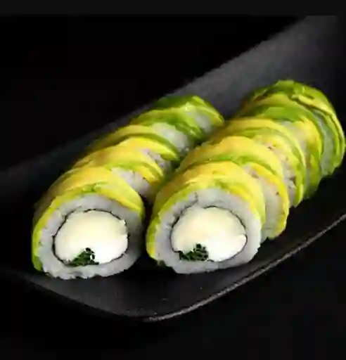 Avocado Roll de Pollo Apanado, Queso Palta Cebollín