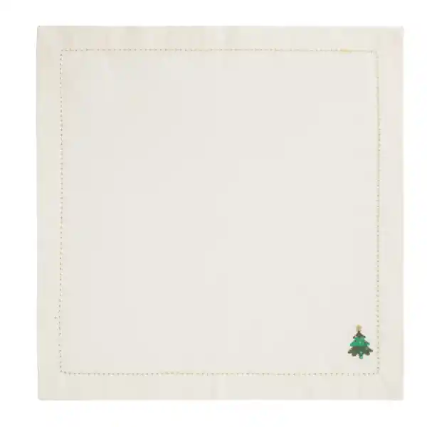 Set de Servilleta de Algodón Bordadas Casaideas