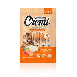 Snacks Líquido Gato Cremi Salmon Atun 5un