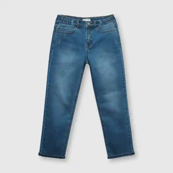 Jean Straight de Niño Dark Denim Talla 8A Colloky