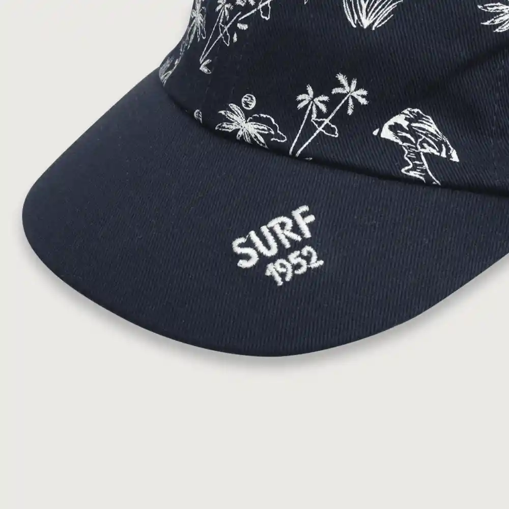 Gorro Jockey Palmeras Niño Navy Talla S