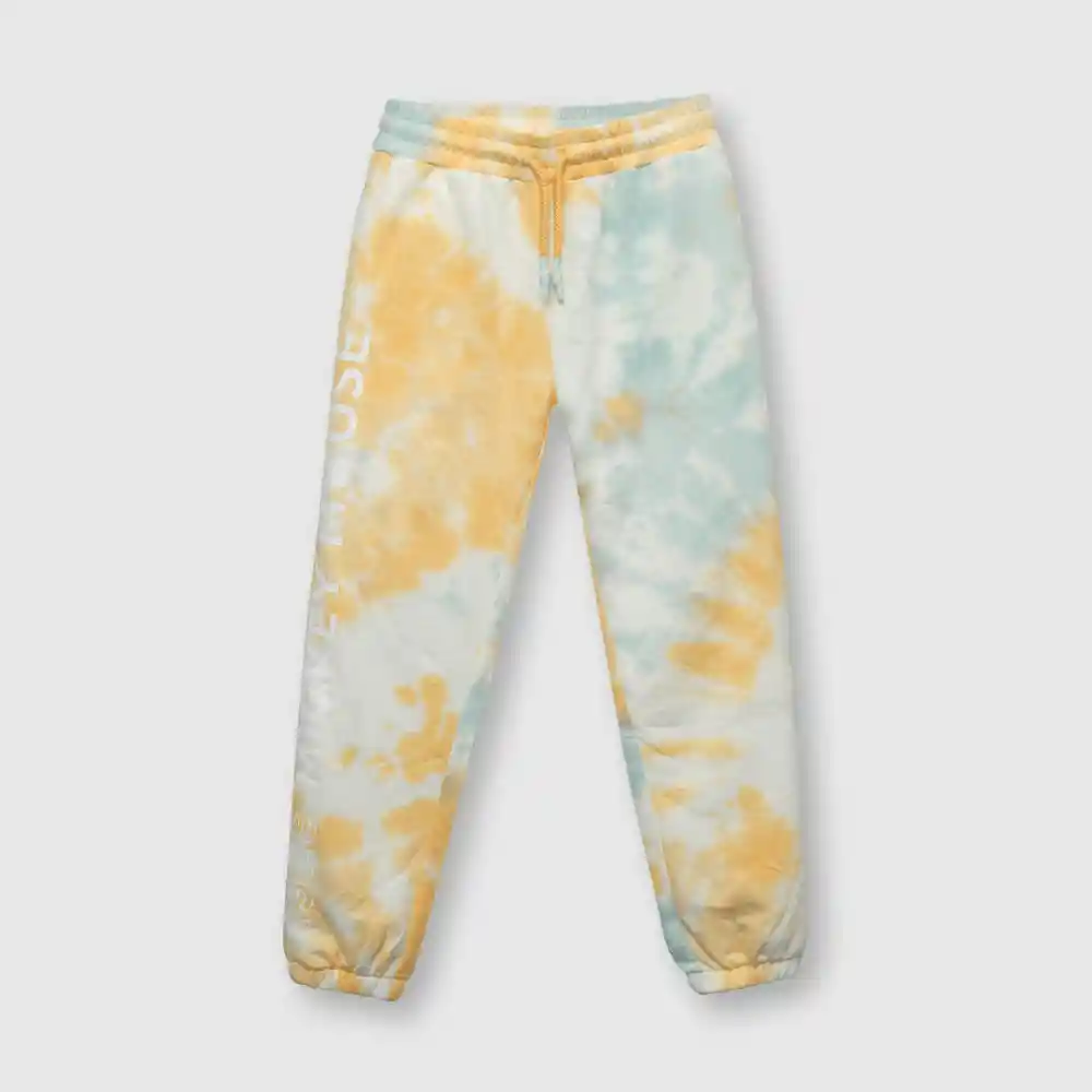 Pantalón Mickey De Niño Azul Y Naranja Talla 12a