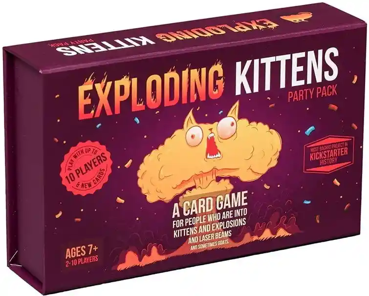 Asmodee Juego de Mesa Exploding Kittens Party Pack