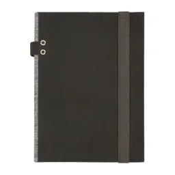 Libreta de Tela Con Elástico 176 Hojas Puntos 15 x 21 Casaideas