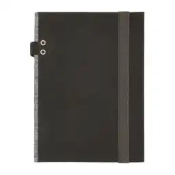 Libreta de Tela Con Elástico 176 Hojas Puntos 15 x 21 Casaideas